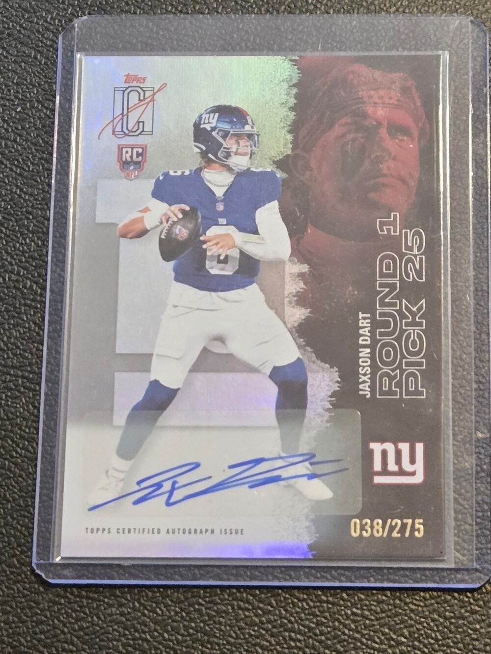 2025 Topps Signature Class #106 Jaxson Dart Autographs Silver #/275